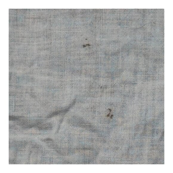 Vintage Hand-Embroidered Linen Tablecloth Tea Table Side Small 29" X 28.5" READ - Picture 4 of 6